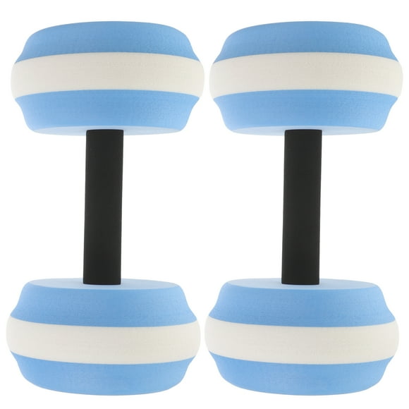 1 par de pesas de piscina para ejercicios acuáticos, equipo de ejercicio de piscina, mancuernas de agua portátiles para natación
