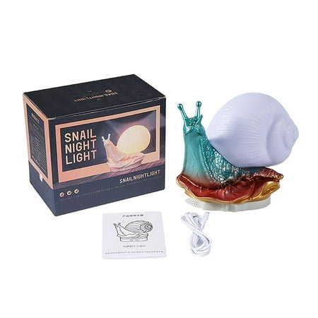 

Big Savings Nayueo Decorative Lamp X1 Night Light Snail Night Light Ornament (Type-C Usb Power Supply) Rose Red