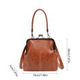 thumbnail image 3 of cpengpj Shoulder Crossbody Bag, Spring Nostalgic Design Handbag, Soft Leather Texture Women Bag, Women Vintage Small Retro Handbags, 3 of 6