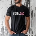 thumbnail image 5 of Hashtag Girl Dad T-Shirt, Black Minimalist Tee for Proud Daughter's Father, 5 of 6