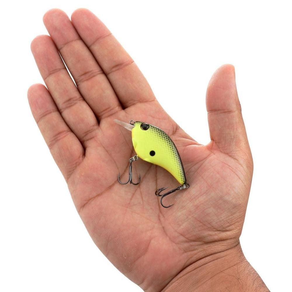 Berkley Clickin’ Frittside Lure, Black Chartreuse, 5 Junior (1/4 oz)