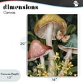 thumbnail image 4 of Stupell Industries Bohemian Midnight Garden Mushrooms Canvas Art, 16 x 20, by Nicole Tamarin, 4 of 8