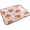 thumbnail image 6 of Cartoon Mushrooms Shower Curtain Set, with Rug and Shower Curtain, Waterproof and Durable, with Hooks, Bathroom Decoration, 60x72in, 6 of 7