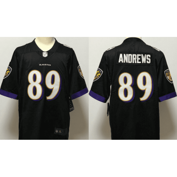 Men's Ravens JACKSON 8# HUMPHREY 44# ANDREWS 89# Sport football Replica jersey