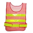 thumbnail image 2 of Chaleco de Seguridad de Seguridad Ajustable de Visibilidad, Chaleco de Seguridad de Visibilidad con Tiras Reflectantes - Rojo kusrkot Chaleco de seguridad reflectante, 2 of 7