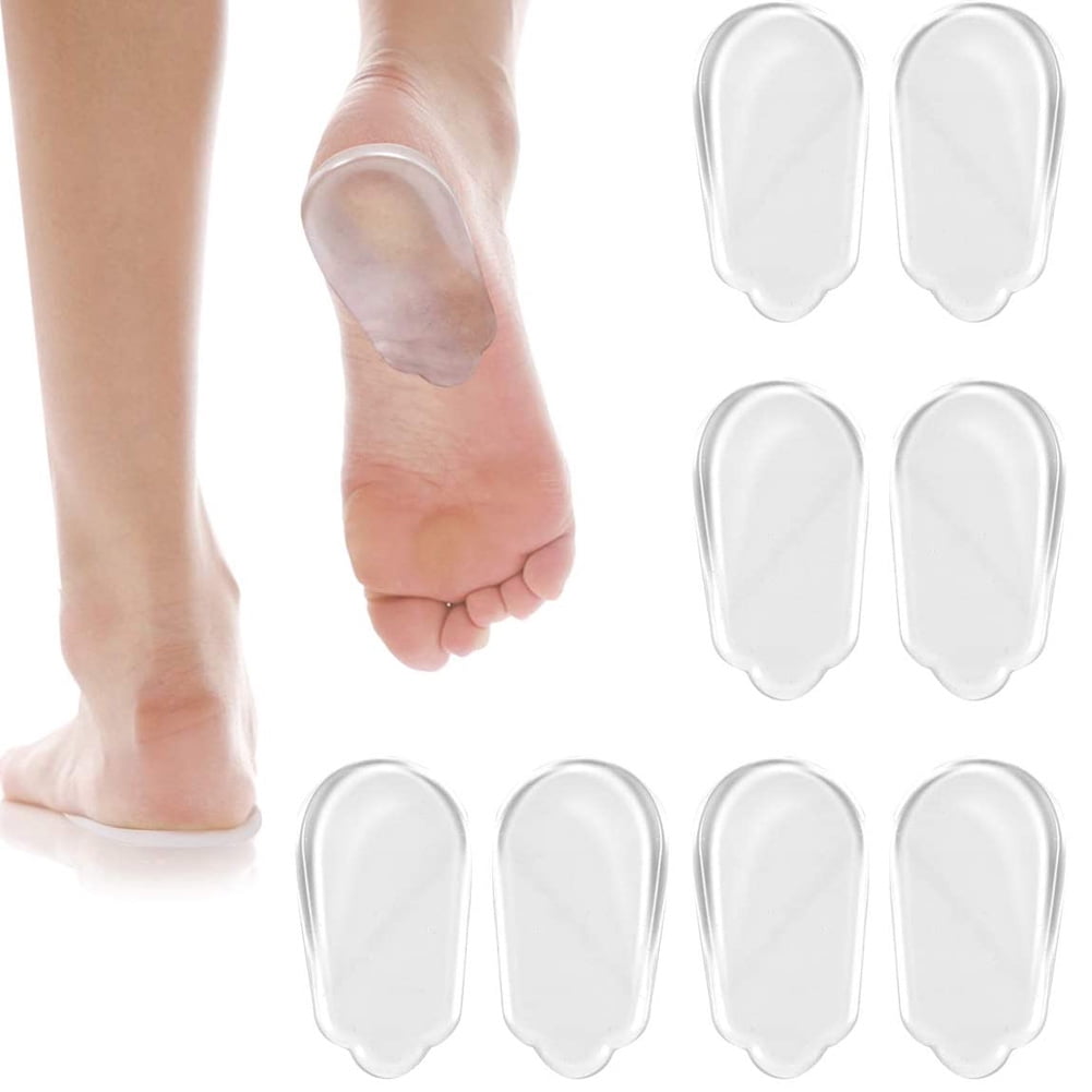 SPRING PARK 4 Pairs Orthopedic Insoles for Menu0026Women,Lateral Heel Wedges  Shoe Inserts,Height Increase Silicone Shoe Pad for Corrective Pronation -  Walmart.com