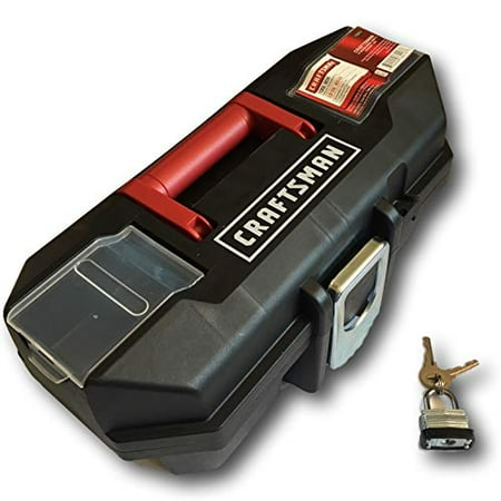 Craftsman 13 inch Toolbox with Lock Bundle