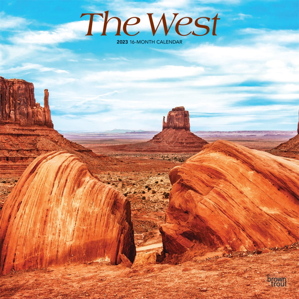 West, The 2023 Wall Calendar 12x12 by Browntrout