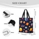 thumbnail image 3 of Balery Space Planet Bolsa de Mano para Mujeres con Cremallera, Bolsa de Gimnasio con Compartimentos, Bolsa para Laptop, Bolsa para Trabajo, 3 of 7
