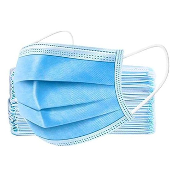 Efavormart 2500 Pack 3 Layers Disposable Face Protector Dust and Pollution Face Cover with Ear Loop