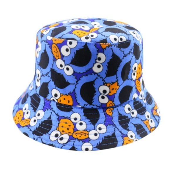 Main Street Cookie Monster All Over Print Design Bucket Hat