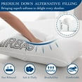 Luxury King Size Bed Pillow Fluffy & Supportive Rebound for Side Back
