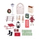 thumbnail image 1 of Casa de muñecas a escala 1:12, accesorios navideños, accesorio de paisaje navideño, puerta de casa de muñecas, decoración navideña en miniatura, 1 of 9