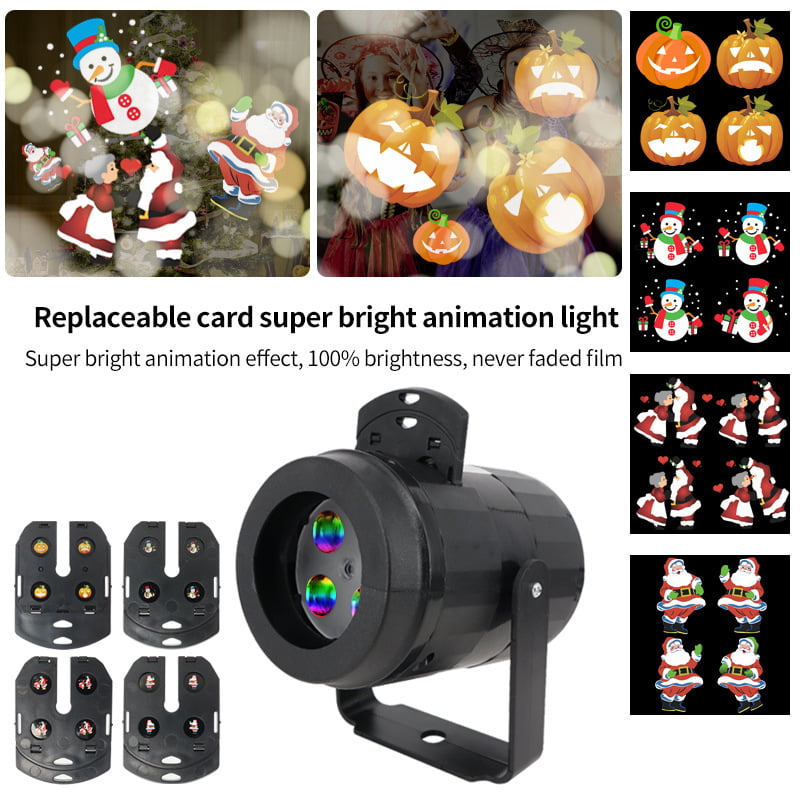 Details about   Halloween Holographic Projection Lamp with Tripod Christmas LED Projection Lamp 