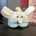 thumbnail image 4 of Lindo Dumbo Timothy con capucha en forma de U almohada para el cuello relleno Anime encantador viaje Blackout cuello almohada para siesta para oficina almohada chica, 4 of 5