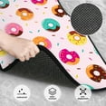thumbnail image 3 of Naloa Donut Car Foot Mat Set of 4 Pieces - Universal Floor Liner Neoprene Full Set Floor Mats for Cars Trucks SUV, 3 of 7