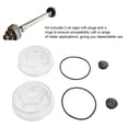 thumbnail image 4 of 2 Set Trailer Hub Replacement Oil Cap Kit 183772 KIT 4 Inch Axle Plastic Cap with O Rings Replacement for Dexter Axles, 4 of 7