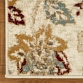 thumbnail image 4 of Superior Jacobean Floral Indoor Runner Rug, 2' 7" x 8', Stone, 4 of 5
