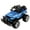 Blue, variant on 1:16 Scale High Speed Remote Control Truck Vehicle for Kids, RC Cars with Lights and Sounds, Rechargeable