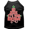 thumbnail image 3 of Christmas Pet Dog  Cat Shirt Screen Printed, "Go Jesus, It's Your Birthday", 3 of 11