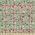 thumbnail image 2 of Ambesonne Floral Fabric by the Yard Upholstery, Spring Petals Blossoms, 1 Yard, Mauve Salmon Dried Rose, 2 of 5