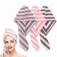 thumbnail image 1 of Hair Towel 3-Pack, Hair Towel with Button, Super Absorbent Hair, 1 of 5