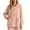 Orange, variant on Womens Plush Fleece Winter Bed Jackets Fuzzy Long Sleeve Coat with Pockets Button Down Sleep Outwear Warm Housecoat Gray Large