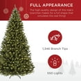 thumbnail image 6 of Best Choice Products Artificial Christmas Tree, 7.5ft Premium Pre-Lit Spruce Design, Dense Branches - Green Spruce, 6 of 9