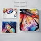 thumbnail image 5 of Mariposa Juego de Funda Nórdica King Size,Acuarela Splash-Ink Mariposa Juego de Ropa de Cama, 5 of 8