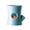 Blue, variant on SPRING PARK Succulent Pot Cute Squirrel Water-saving Planter Bonsai Box Plant Bed Office Home Garden Pot Decoration