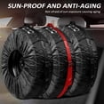 thumbnail image 3 of Cover,To 18''/19-23 4pcs Tire Tires 19'' Tire Covers Spare Tire Wheel With Tire Wheel 19'' To 23'' Tire Cover Of 4 Vehicle Wheel Rvs Set Of Tires 13'' Wheel Suvs Rvs Suv Tires Off-road Fit, 3 of 7