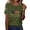 01-Army Green, variant on Womens T-Shirts 4th of July Shirts Patriotic Independence Day Tops, Women's Fashion Casual Flag Printed Short Sleeve Round Neck Pullover