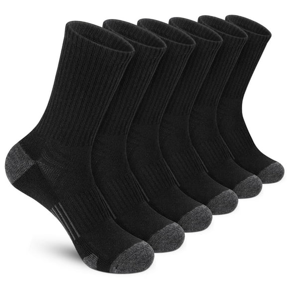 Athletic Socks Cushion Running Socks Performance Breathable Crew Training Socks