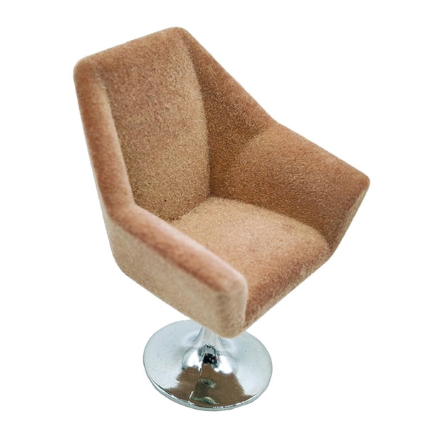 12 Silla Sillón Sala de Estar Decoración de Oficina Muebles marrón Zulema sillas de casa de muñecas