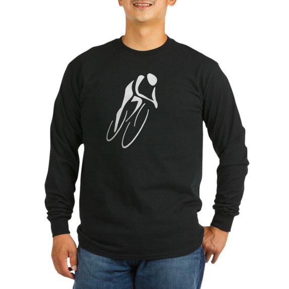 CafePress - Cyclist - Long Sleeve Dark T-Shirt