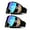 2/Color, variant on Professional Motorcycle Motocross Goggles for Men Women ATV Dirt Bike Windproof Glasses Wide Vision Powersports Racing Riding Goggles Anti-Fog Scratch Dustproof 2 Pack Clear Lens