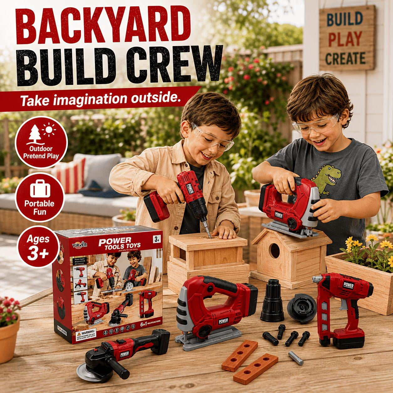 World Tech Toys, Big Boy's Work Shop 54 Piece Tool Bench Set