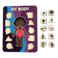 thumbnail image 4 of Rompecabezas de madera para pequeños Hugo Rompecabezas corporal estilo D Aprender las partes del cuerpo humano, 4 of 10