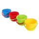 thumbnail image 5 of 4 Pcs Kids Plastic Bucket Mini Mini Water Toy Kindergarten Bucket Toy For Beach Fun (Blue, Red, Yellow, ), 5 of 5