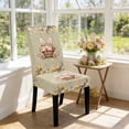 thumbnail image 2 of SIYTUAU Festive Rabbit Stretchable Chair Cover For Dining Room Chair Protector Easter Holiday Home Decor E, 2 of 7