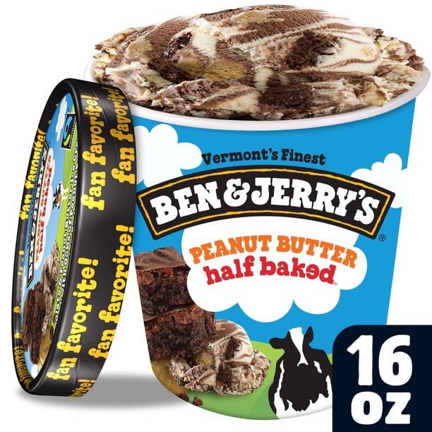 Ben & Jerry's Peanut Butter Half Baked® Ice Cream 16 oz