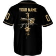 thumbnail image 3 of Lotusprinthandmade Personalized Christian Jesus Baseball Jersey, jesus christ baseball jersey, 3 of 5