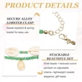 thumbnail image 3 of Collar de Concha de Mar Uxcell para Mujeres, Collar de Cuentas de Concha de Verano Hecho a Mano, Joyería Boho de Playa Ajustable para Regalo de Vacaciones (Verde, Paquete de 2), 3 of 7