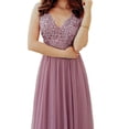 thumbnail image 2 of Maxi Vestido de Fiesta Bordado Dama Mujer Elegante Sexi Dara Baby Dara Baby Vest094, 2 of 4