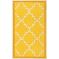 thumbnail image 2 of Well Woven Kings Court Brooklyn Trellis Modern Gold Machine Washable Indoor/Outdoor 2'7" x 12' Runner Area Rug, 2 of 2