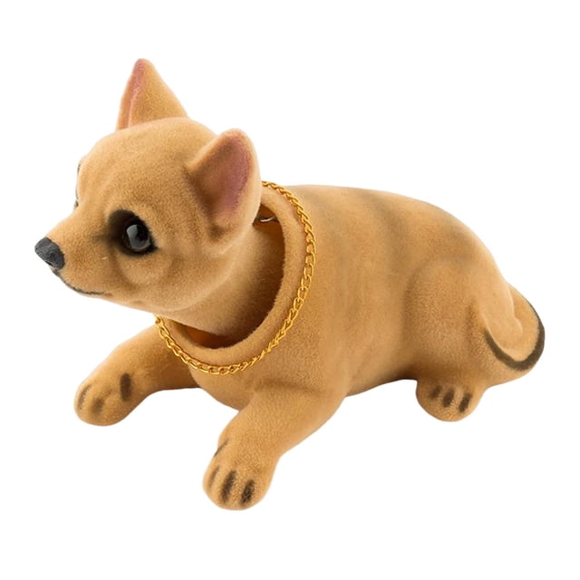 Adornos para coche con forma de perro, accesorios para el interior del coche, manualidades, adornos de oficina, tablero de instrumentos del coche. Estilo F
