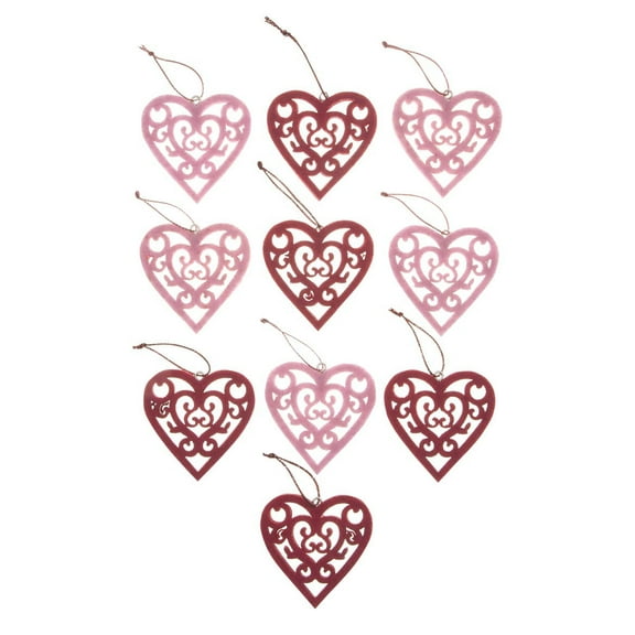 Valentine's Day Ornaments, Set of 10