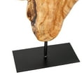 thumbnail image 4 of THY COLLECTIBLES Irregular Handcarved Root Wood Sculture, Wood Tabletop Abstract Standing Sculpture for Home Decor Natural Edge Tabletop Statue (Small), 4 of 6