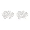 thumbnail image 3 of Vogacara 1 Juego de herramientas de silicona para de cejas para práctica de cejas, hoja de piel de goma, juego de maquillaje de copia, plantillas 5 piezas 2piezas Vogacara CBP493466, 3 of 5