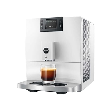 JURA C3 Automatic Coffee and Espresso Machine with 4 Specialties, Professional Aroma Grinder and and Dual Cup Function (Piano White)